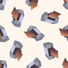 computer theme printer seamless pattern