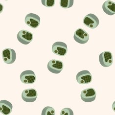 computer theme stereo seamless pattern