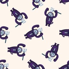 devil seamless pattern