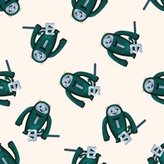 devil seamless pattern N4