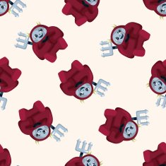 devil seamless pattern N8