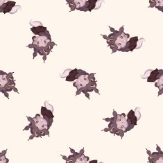 Greek deity seamless pattern
