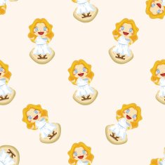 Greek deity seamless pattern N3