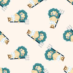 Greek deity seamless pattern N8