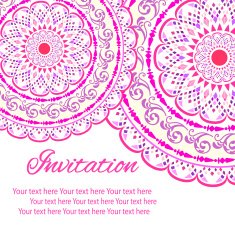 invitation mandala card2 N17