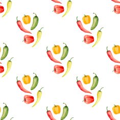 Watercolor seamless pattern N36