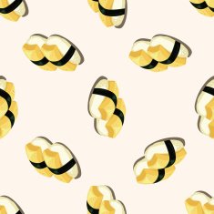 sushi seamless pattern N8
