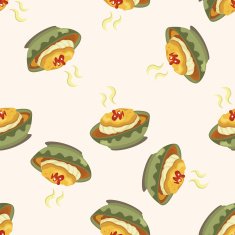 Egg board seamless pattern