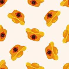 Chinese New Year Gold seamless pattern