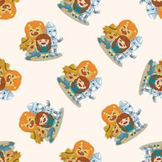 The Wizard of Oz cartoon seamless pattern N4