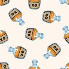 Wine seamless pattern N4