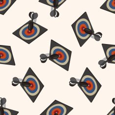 casino darts seamless pattern