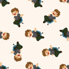 Office workers seamless pattern N12