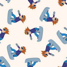 Extreme Sports seamless pattern N8