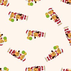 santa claus seamless pattern N2