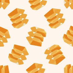 Gold seamless pattern N3
