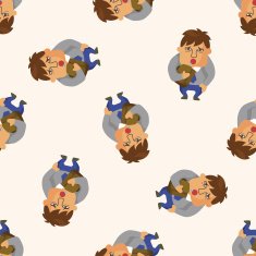 Office workers seamless pattern N29