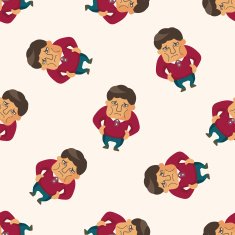 Office workers seamless pattern N31