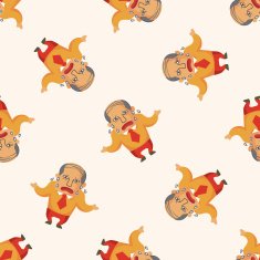 Office workers seamless pattern N36