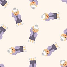 patient seamless pattern N3