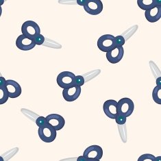 Scissors Seamless pattern N17