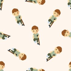 patient seamless pattern N10