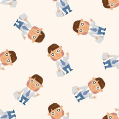 Office workers seamless pattern N37