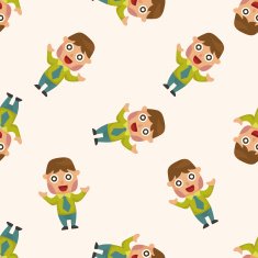 Office workers seamless pattern N44