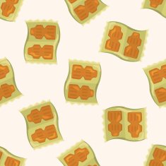 Candy seamless pattern N3