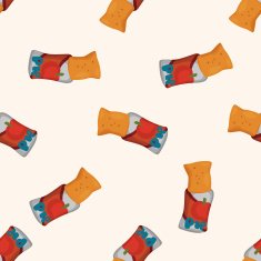 pie seamless pattern