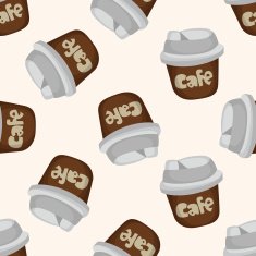 Coffee Seamless Pattern N70