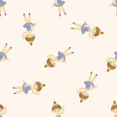 ballet dancer seamless pattern N9