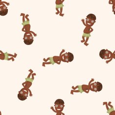 Aborigines seamless pattern N2