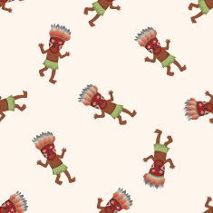 Aborigines seamless pattern N4