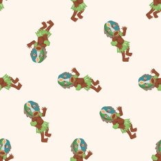 Aborigines seamless pattern N8