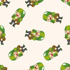 football player seamless pattern N2