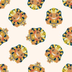 pharaoh seamless pattern N6