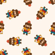 Royal theme king seamless pattern N9