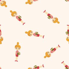 Office workers seamless pattern N46