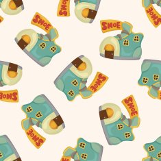shop store seamless pattern