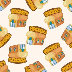 shop store seamless pattern N3