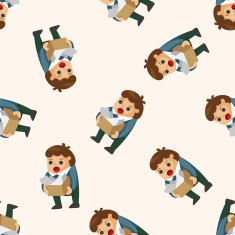 Office workers seamless pattern N63
