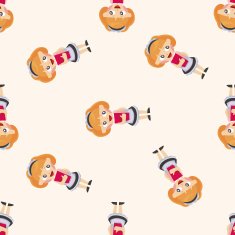 waitress seamless pattern N2