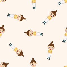 waitress seamless pattern N3