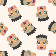 worker seamless pattern N8