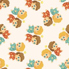 Constellation Gemini seamless pattern N2