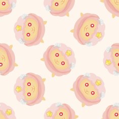 Constellation Aries seamless pattern N2