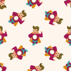 superman seamless pattern N3