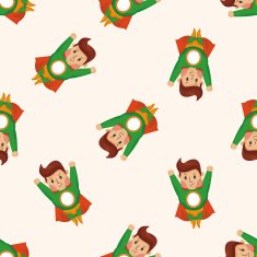 superman seamless pattern N4