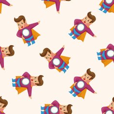superman seamless pattern N5